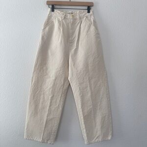 Rudy Jude Grosgrain Trousers Size 2 Natural